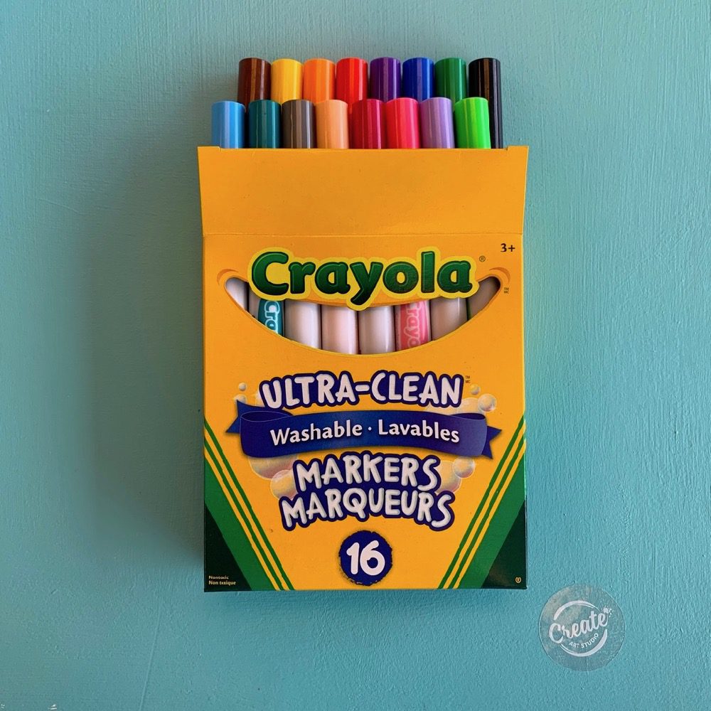 Crayola Washable Markers 16 Broadline Pack