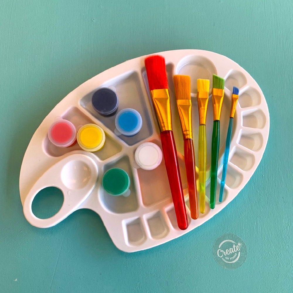 Painting Kit for kids to go from Create Art Studio