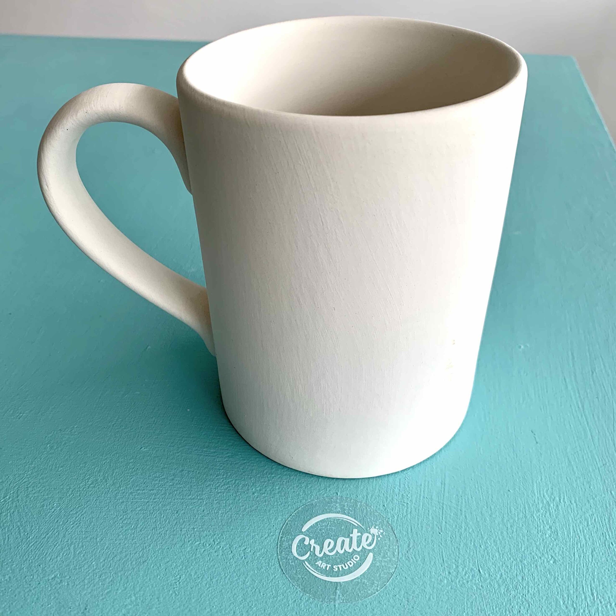 Create Art Studio Ceramics Painting Coffeehouse Mug Big paint at home pottery kit