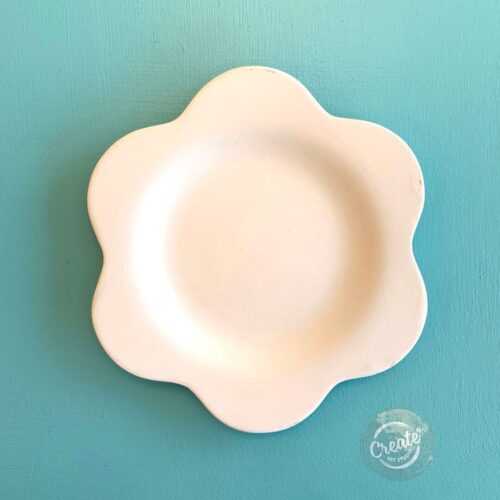 Create Art Studio Flower Plate ceramics paint at home kit