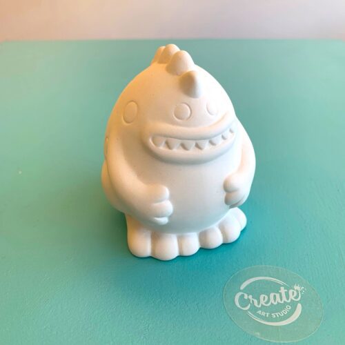 Spike Ceramic monster to paint at home from Create Art Studio