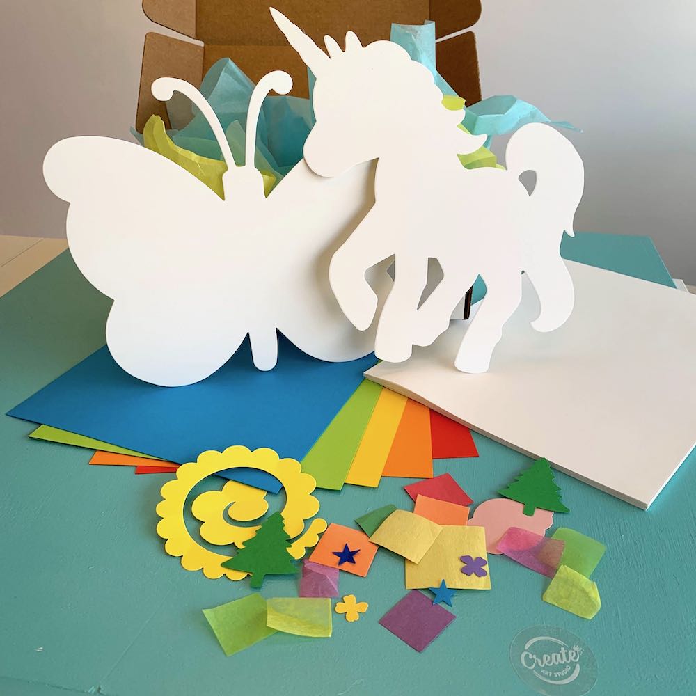 Create Art Studio Paper Craft Art Kit for Kids