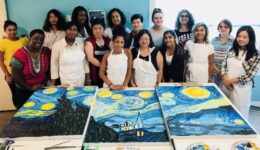 Create Art Studio Team Building Van Gogh Starry Night