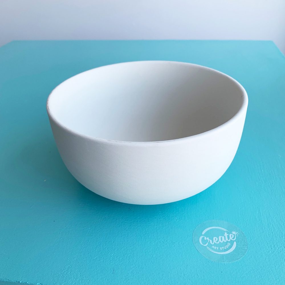 Create Art Studio ceramics painting cereal bowl