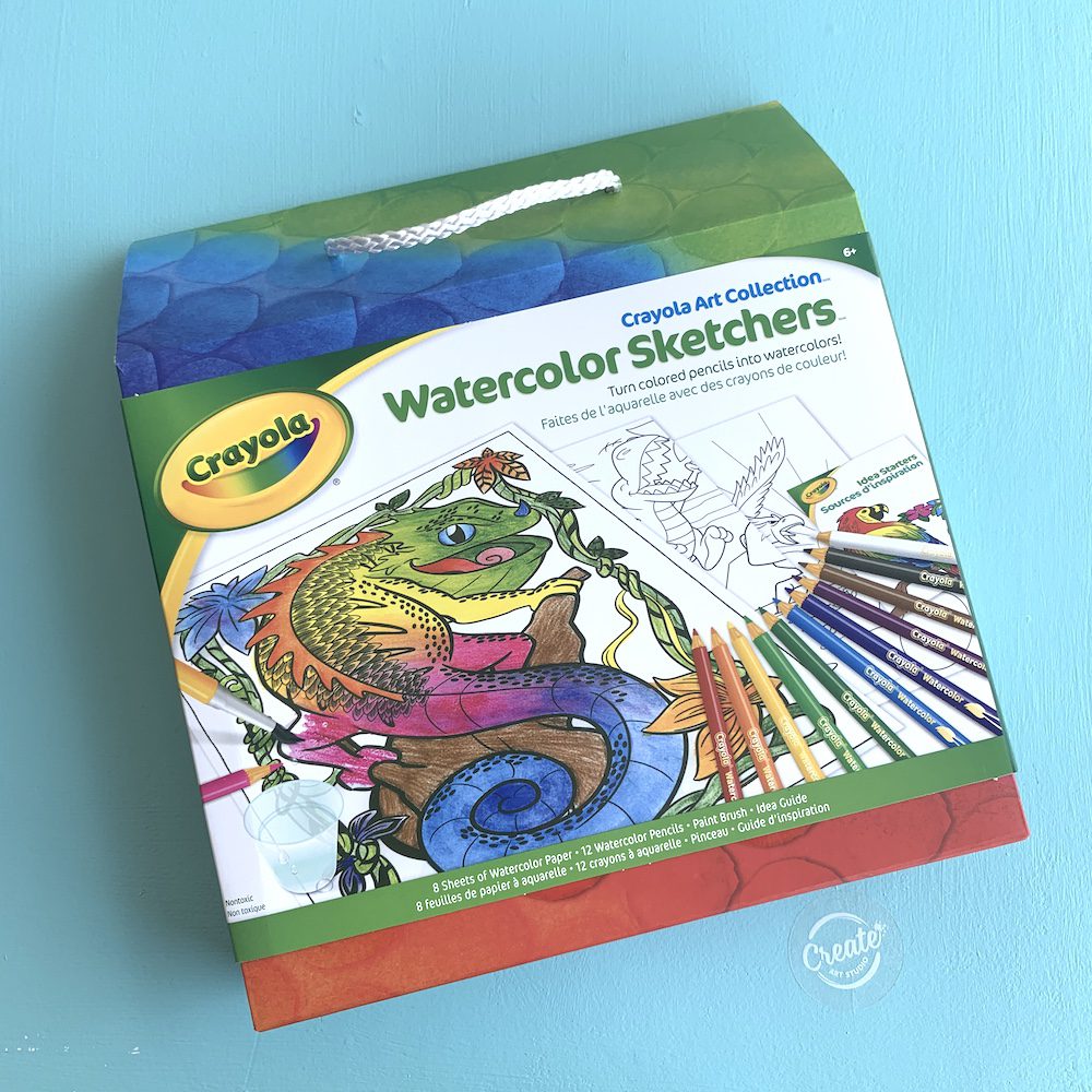 Create Art Studio Crayola Watercolour Sketch Activity Pack