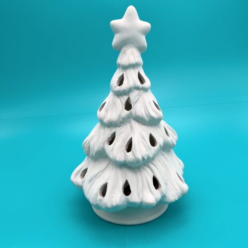 Ready to paint ceramic votive Christmas Tree from Create Art Studio's Toronto and online store
