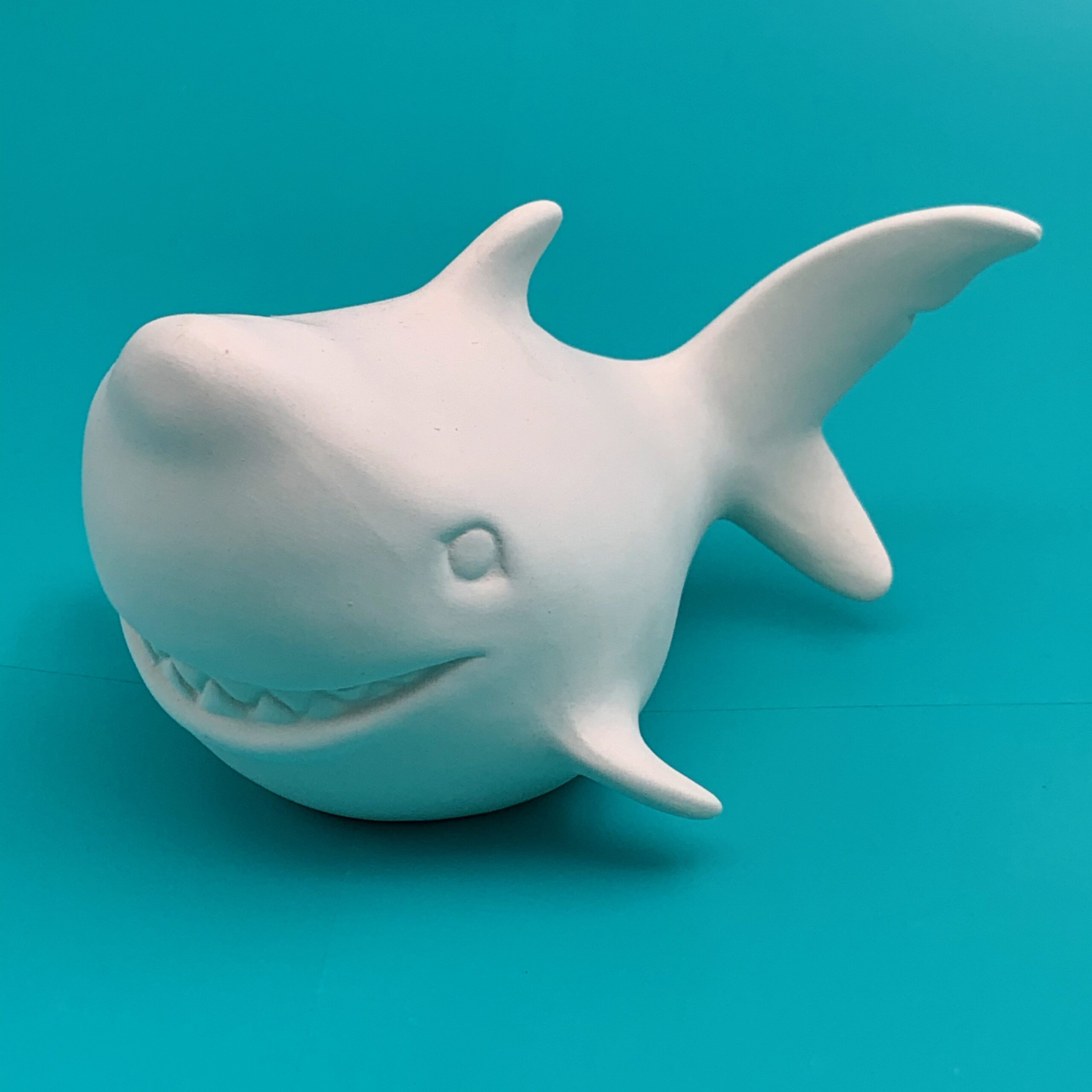 Create Art Studio Ceramics Shark front