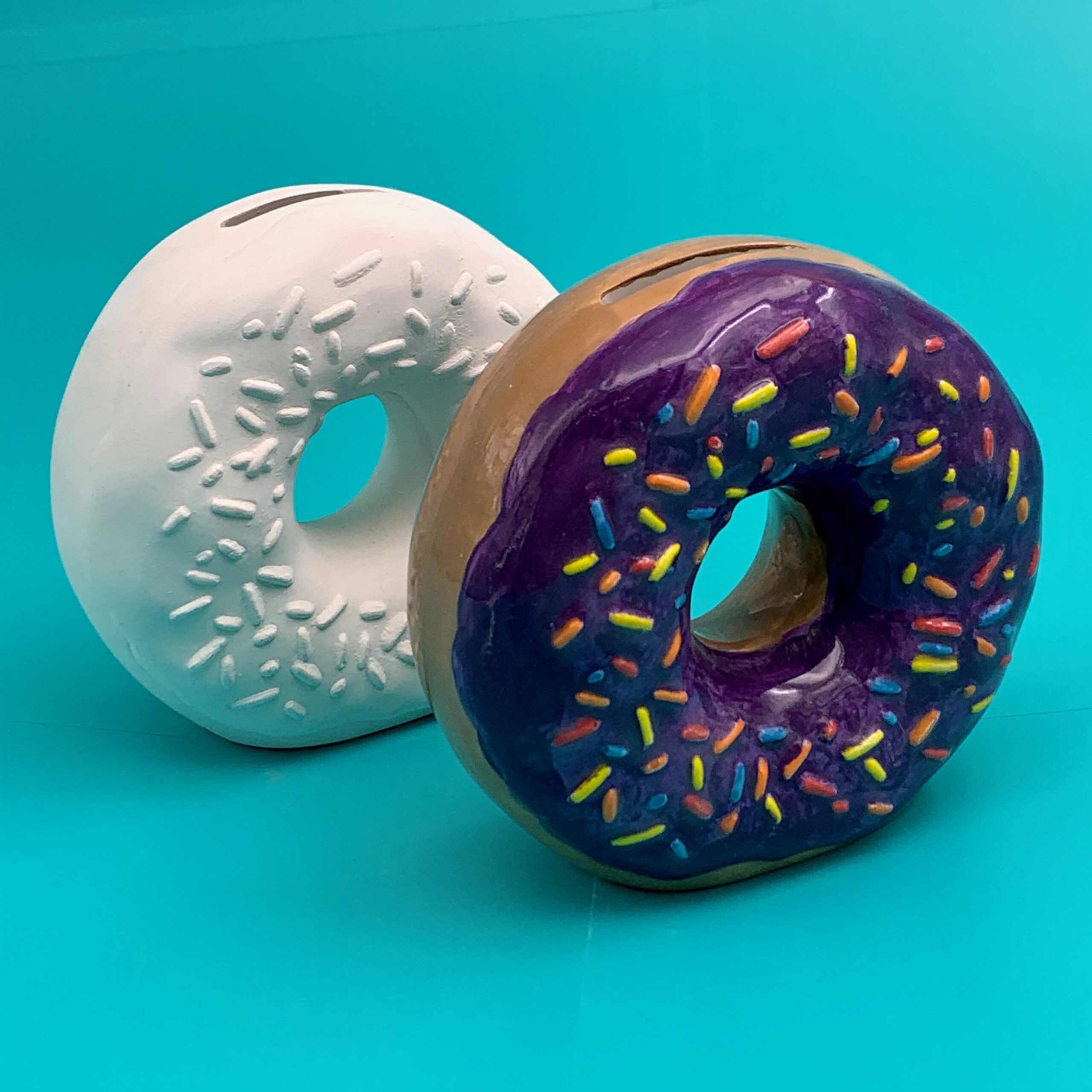 Create Art Studio Ceramics doughnut donut money bank