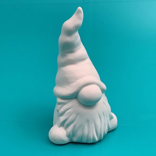 Ready to Paint ceramic garden gnome from Create Art Studio from our Toronto location and online