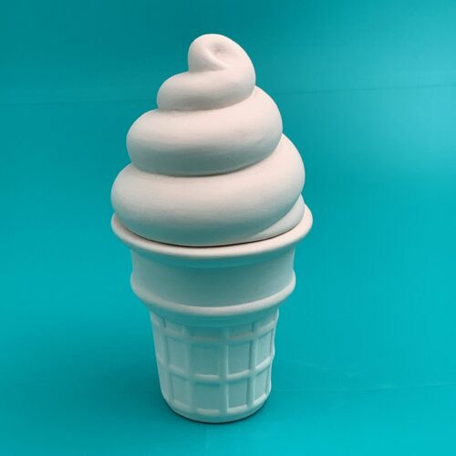 Create Art Studio Ceramics icecream cone jar