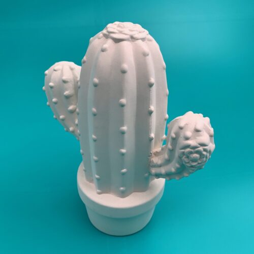 Ready-to-Paint Cactus Money Bank from Create Art Studio in our Toronto location and online