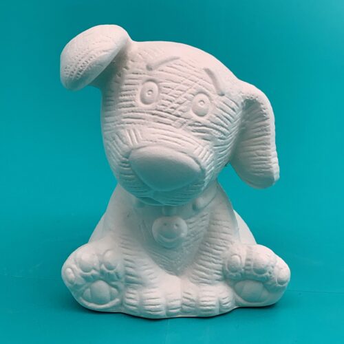 Create Art Studio Ceramics Painting kit to go Paint Pottery at home little dog sculpture