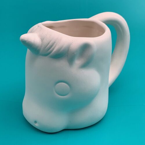 DIY Unicorn Mug Paint at home ceramics kit from Create Art Studio