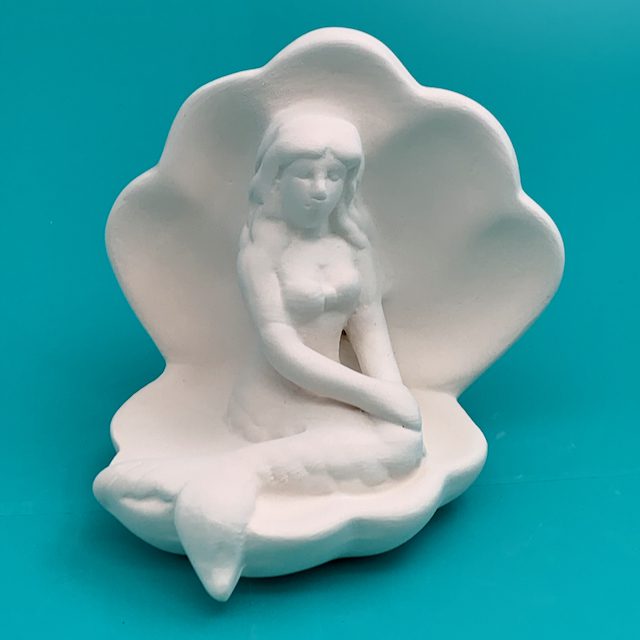 Create Art Studio Ceramics mermaid front