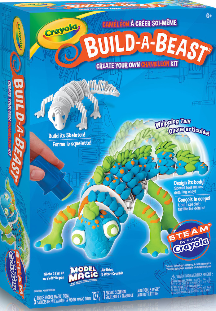 Create Art Studio - Crayola STEAM Build-a-Beast Chameleon