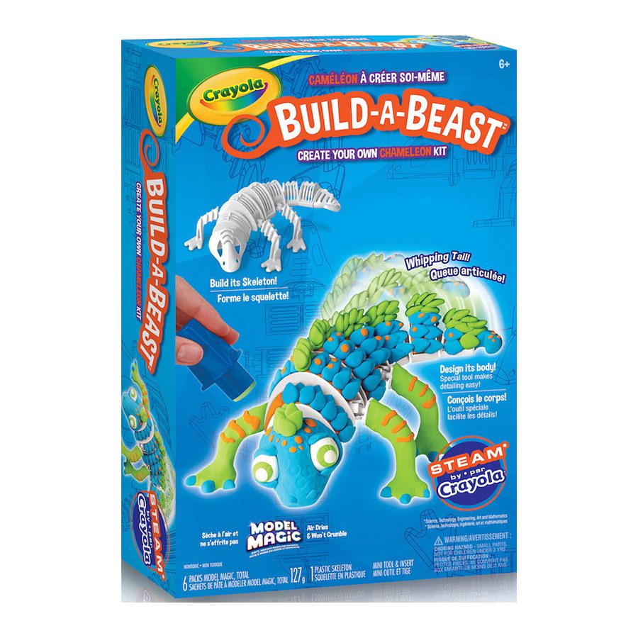 Create Art Studio Crayola Build a Beast Chameleon