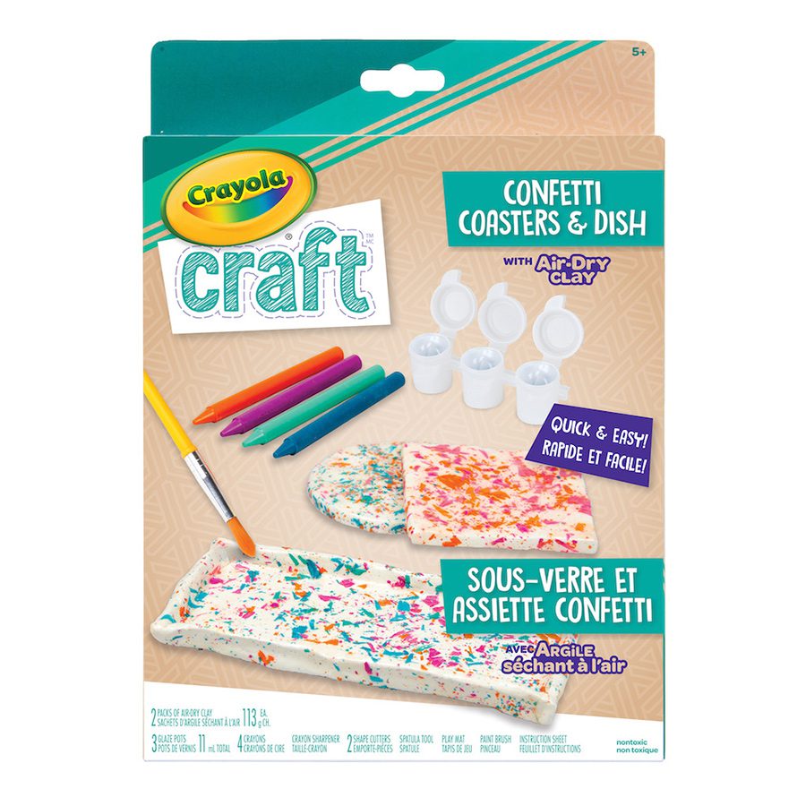 Create-Art-Studio-Crayola-Craft-Confetti-Coasters-Air-Dry-Kit
