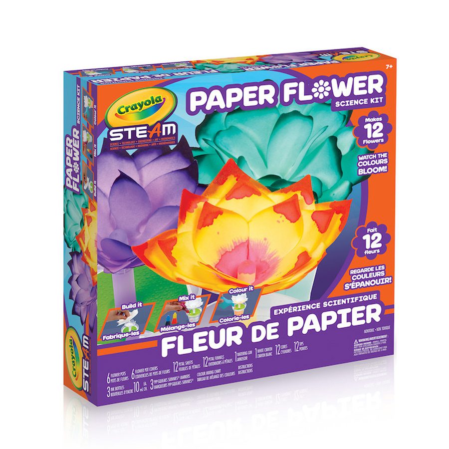 Create Art Studio Crayola STEAM Paper Flower Art Kit