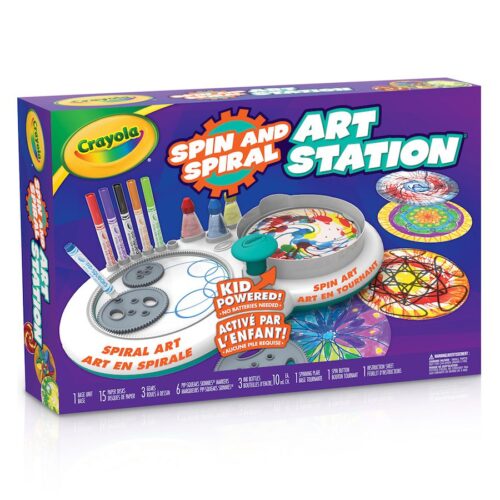 Create Art Studio Crayola Spin and Spiral Art Station.
