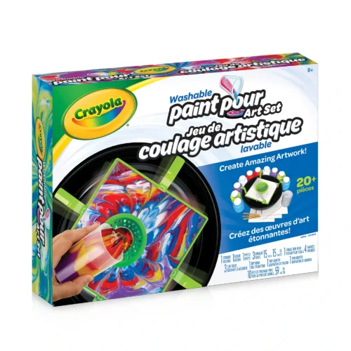 Crayola Washable Paint Pour Art Set from Create Art Studio's Toronto location and online store