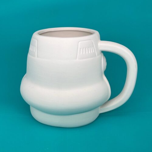 Create Art Studio Ceramics Star Wars Stormtrooper mug back