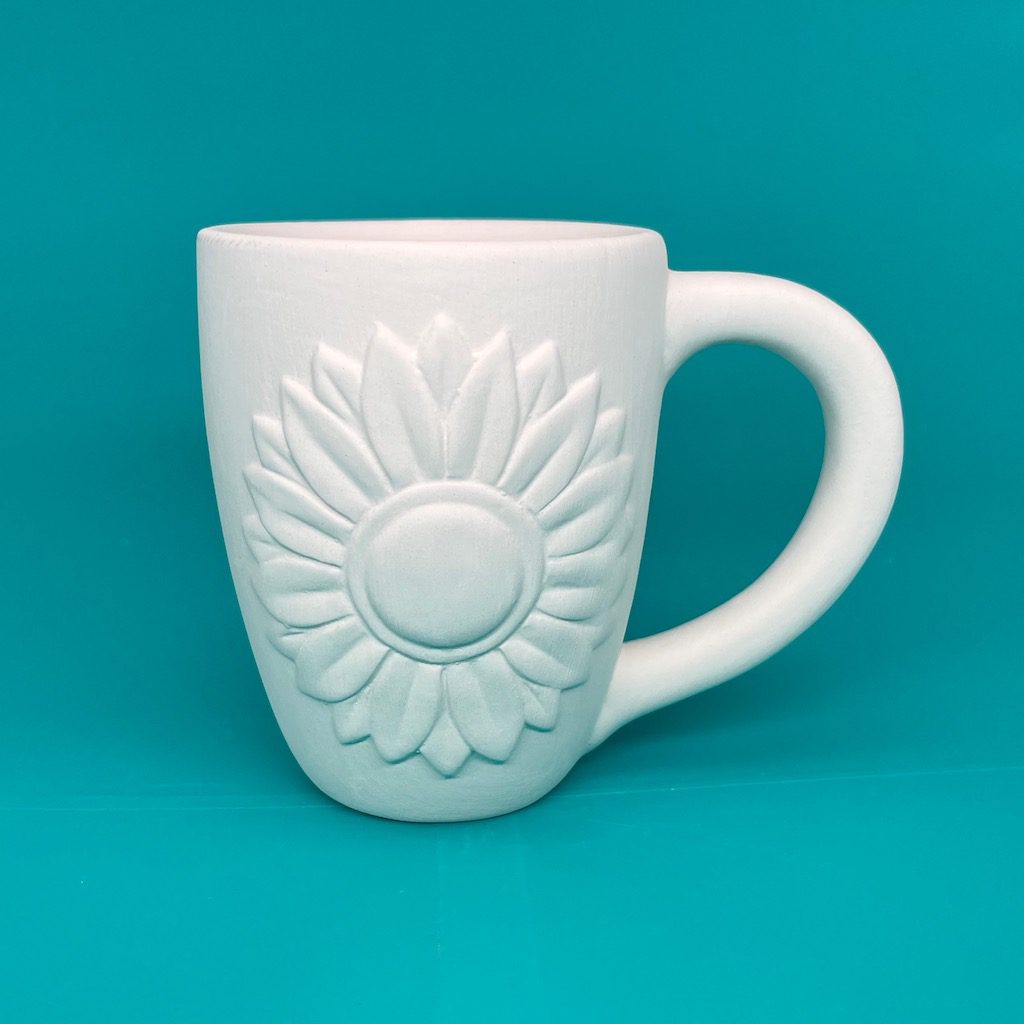 Create Art Studio Ceramics Sunflower Mug