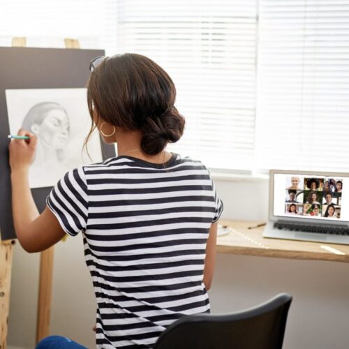 Create Art Studio Adult Online Art Class