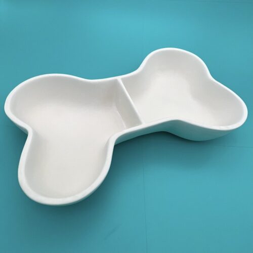 Create Art Studio Ceramics Dog bone food bowl