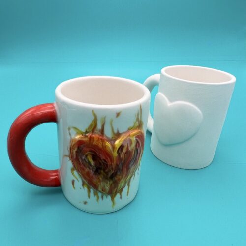 Create Art Studio Ceramics love mug