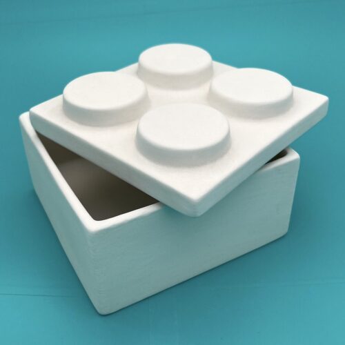 Create Art Studio Ceramics Lego Box open