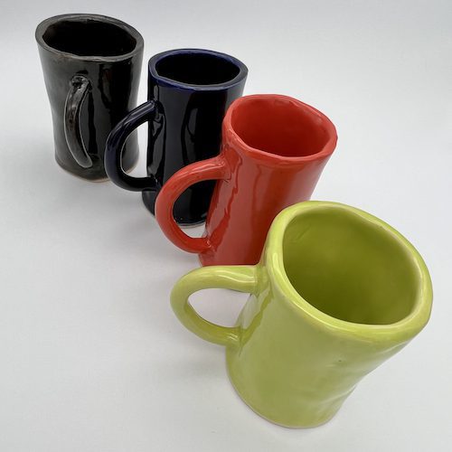 Create Art Studio Slab built mugs workshop clay