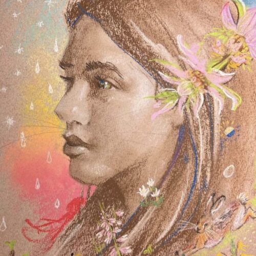 Create Art Studio Portrait Drawing class