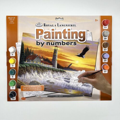 Create Art Studio Royal & Langnickel Adult Painting by Numbers Guiding Light set