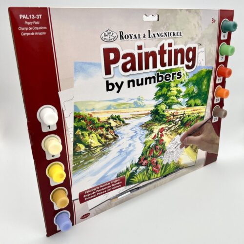 Create Art Studio Royal & Langnickel Painting by Numbers Poppy Field