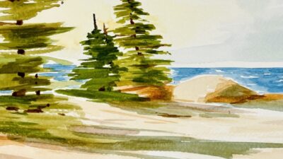 Create Art Studio Watercolour Painting art classes Toronto studio and online