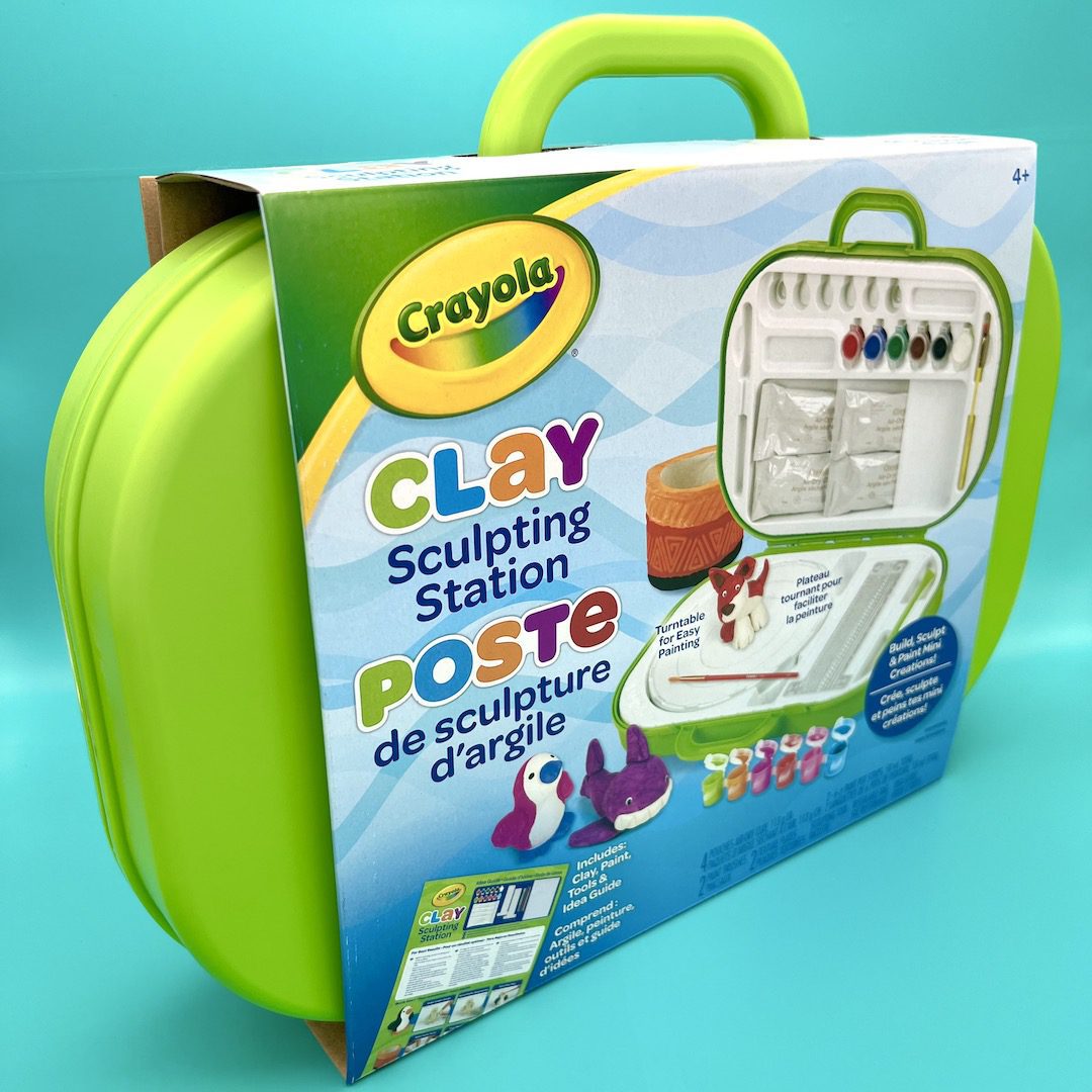 Crayola Clay Sculpting Station for kids from Create Art Studio's Toronto location and online store