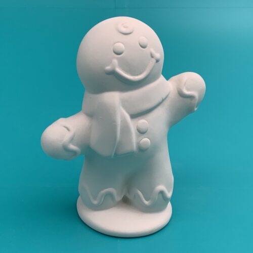 Ready-to-Paint Gingerbread Man for Christmas from Create Art Studio's Toronto location and online store