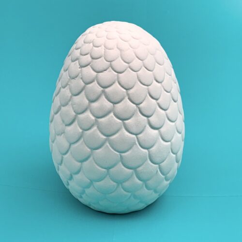 Ready-to-Paint Ceramic Dragon Egg from Create Art Studio's Toronto location and online store