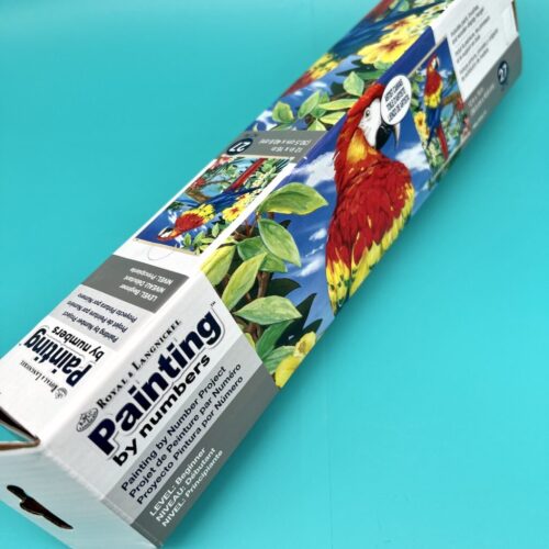 Paint by Numbers Macaw Canvas Roll Kit