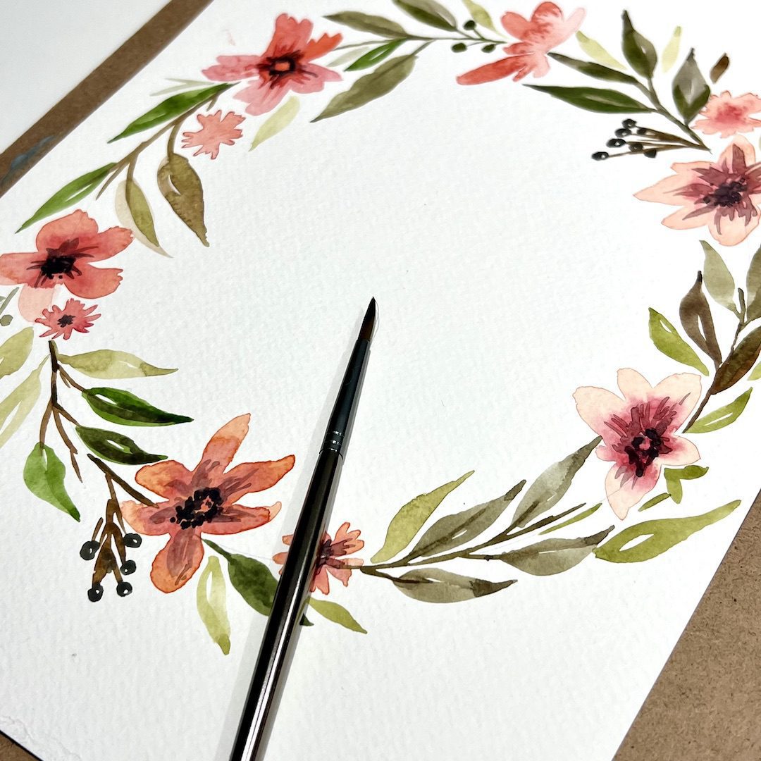 Watercolour Painting classes in our Toronto studio and online