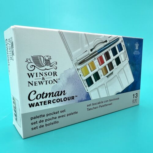 Winsor & Newton Cotman Watercolours pocket plus set from Create Art Studio in Toronto and Online