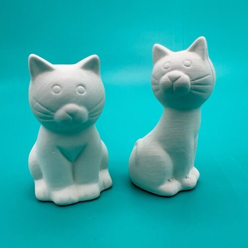 Ready-to-Paint Ceramic Cats from Create Art Studio in our Toronto location and online