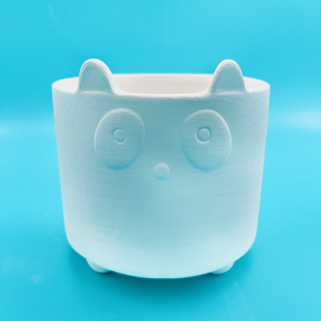Ready to Paint Ceramic Panda Planter from Create Art Studio's Toronto location and online store