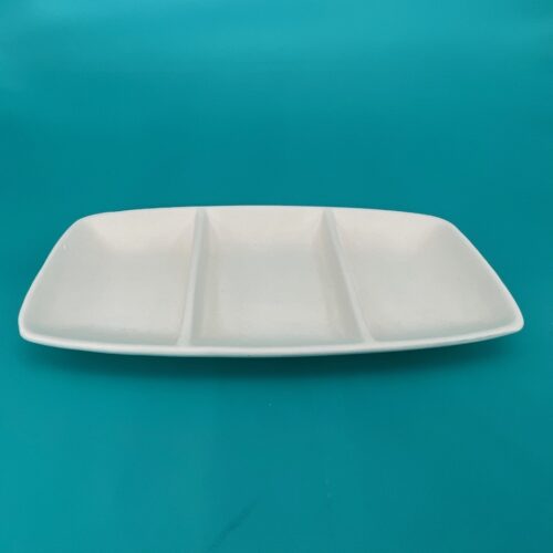 Ready to Paint Ceramic Rectangular Sectional Plate from Create Art Studio online and in our Toronto studio