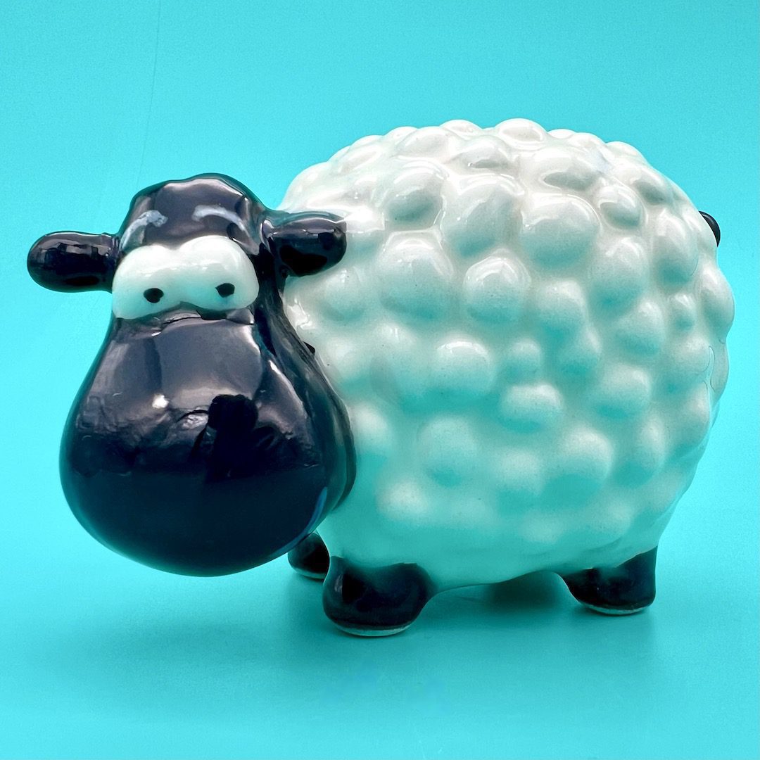 Ready-to-Paint ceramic Fluffy the Sheep from Create Art Studio's Toronto location and online store