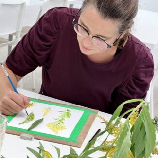 Celebrate the beauty of nature in Create Art Studio's Botanical Art Drawing and Painting class, in our studio and online