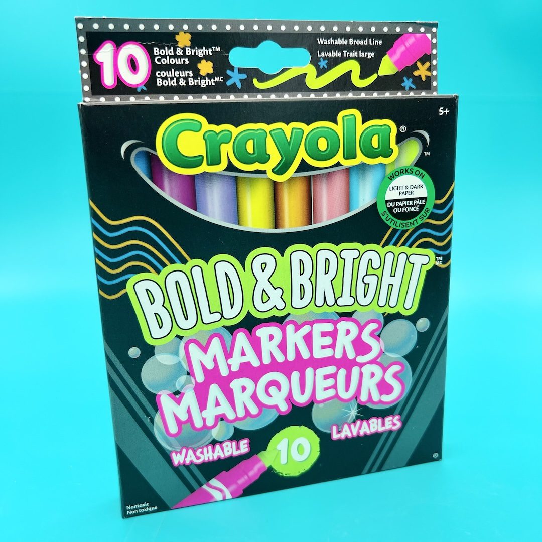 Go bold and bright with Crayola markers from Create Art Studio in Toronto and online