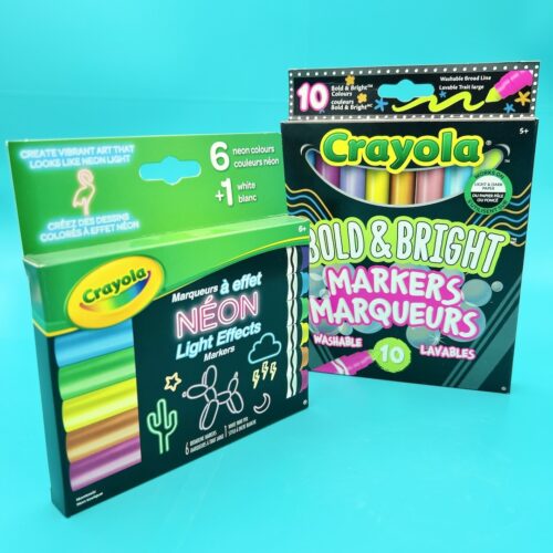 Get amazing creative designs with Crayola's range of special markers from Create Art Studio in our Toronto store and online