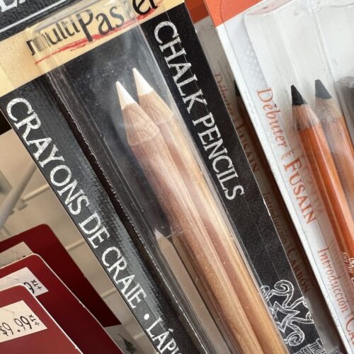 General's White Chalk Pencils 2-pack