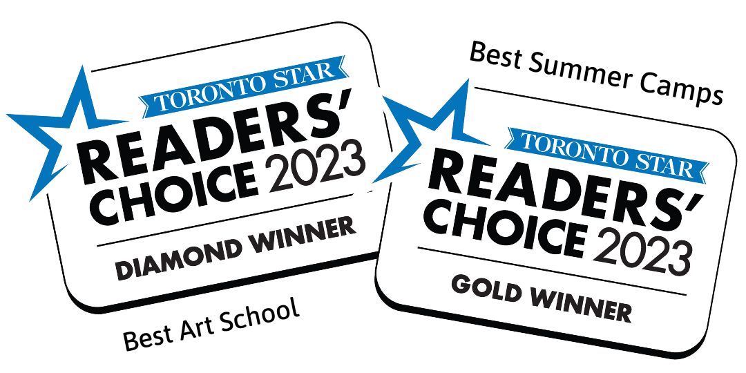 We won Best Art School and Best Summer Camp in the 2023 Toronto Star Reader's Choice Awards!